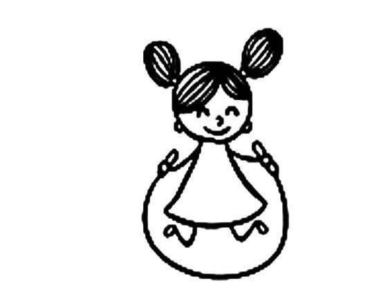 跳绳简笔画 跳绳简笔画男孩卡通