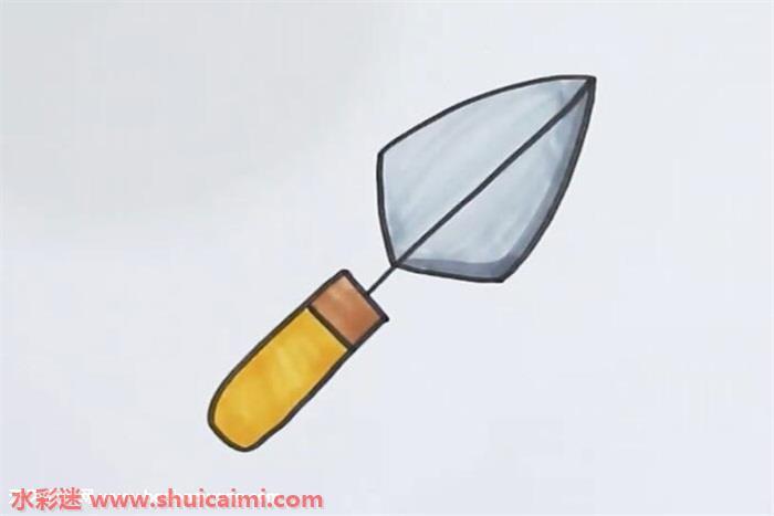 铲子怎么画 铲子简笔画简单又漂亮彩色