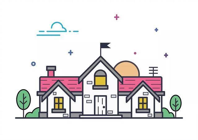 房子简笔画大全图片 幼儿房子简笔画大全图片