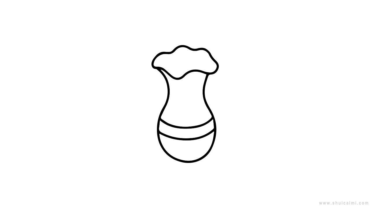 花瓶简笔画怎么画 花瓶简笔画图片