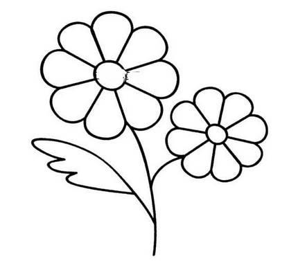 花草简笔画图片大全 儿童画花草简笔画图片大全