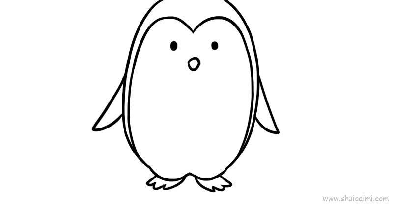 可爱小企鹅儿童画怎么画 可爱小企鹅简笔画顺序