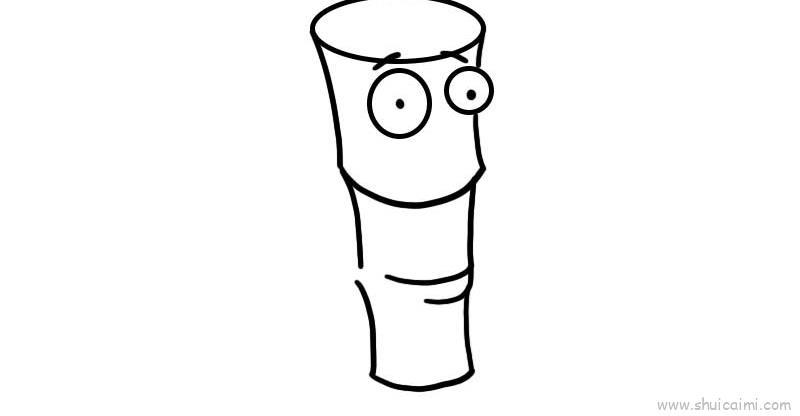 甘蔗儿童画怎么画 甘蔗简笔画好看