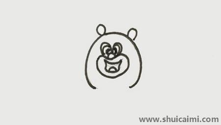 熊二儿童简笔画