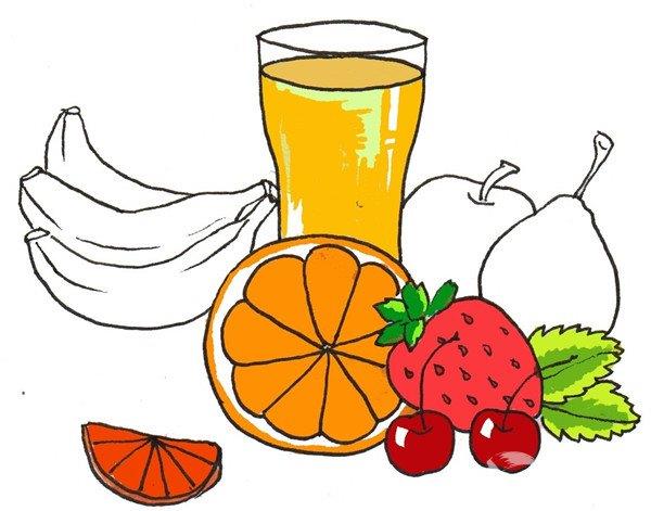 水果大杂烩的简笔画怎么画 水果大杂烩的简笔画图片大全