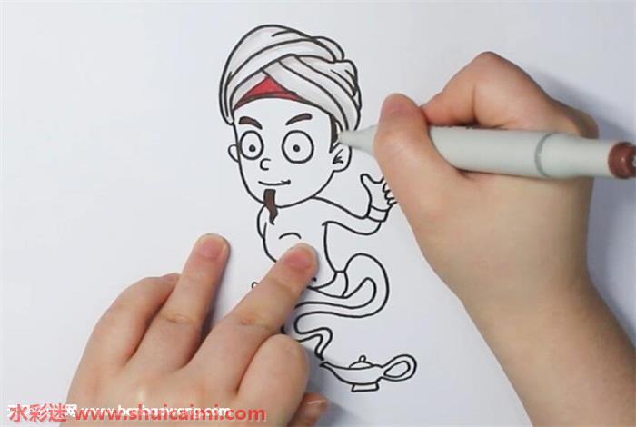 阿拉丁神灯怎么画 阿拉丁神灯简笔画简单易画