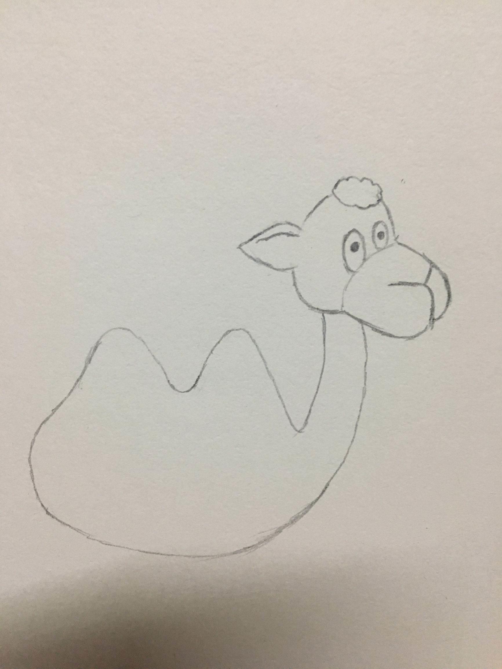 骆驼的简笔画图片大全 骆驼的简笔画图片大全大图
