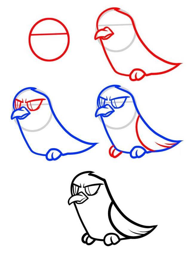 乌鸦简笔画 乌鸦简笔画图片
