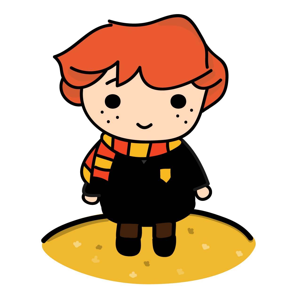 赫敏q版简笔画全身 赫敏q版怎么画