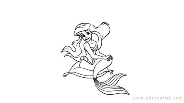 迪士尼公主简笔画怎么画 迪士尼公主简笔画步骤