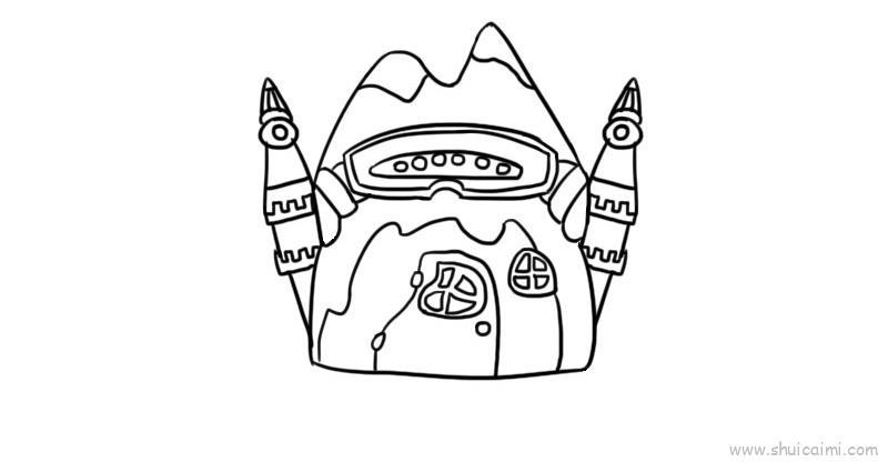 城堡儿童画怎么画 城堡简笔画简单
