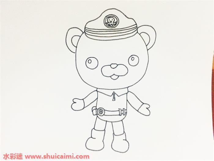 巴克队长怎么画 巴克队长简笔画简单又漂亮
