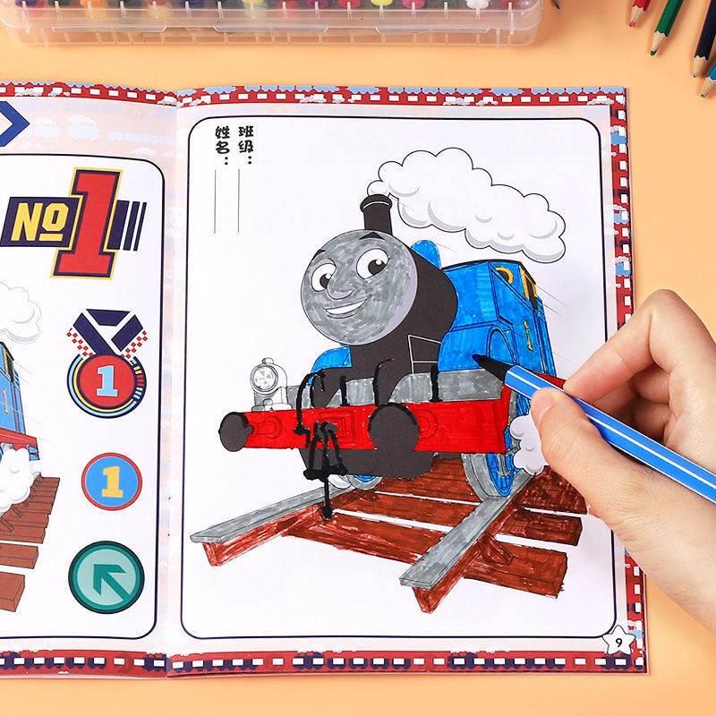 托马斯简笔画 托马斯火车简笔画
