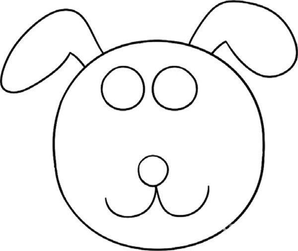 忠诚的小狗绘画教程的简笔画怎么画 忠诚的小狗绘画教程简笔画画法