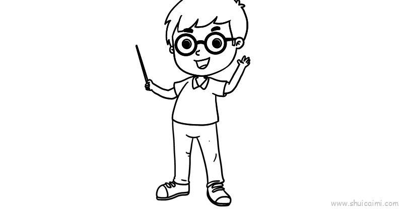 教师节儿童画怎么画 教师节简笔画图片