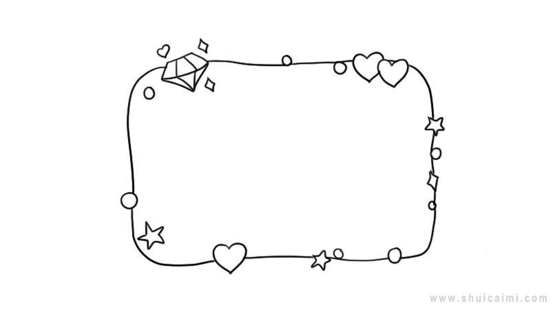 花边简笔画怎么画 花边简笔画图片大全