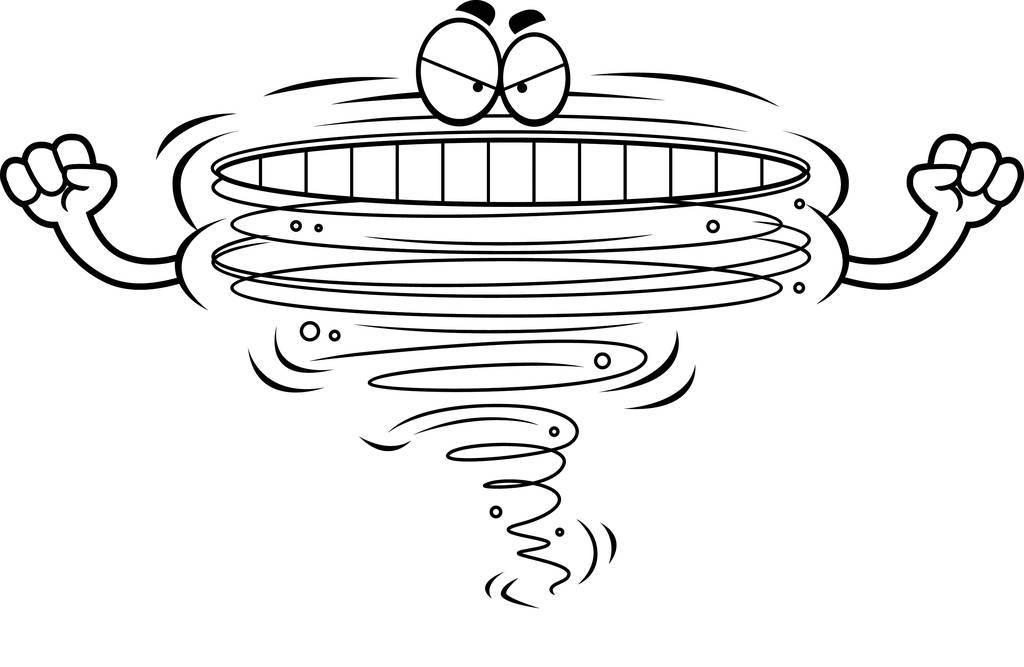 龙卷风简笔画 龙卷风简笔画儿童