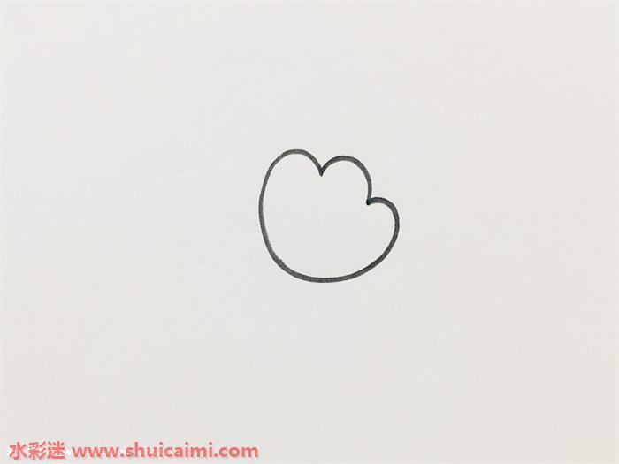 牡丹花怎么画 牡丹花简笔画图片带颜色