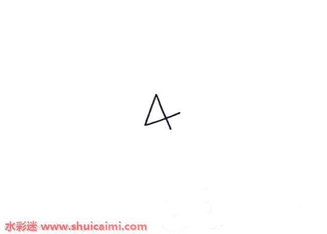用数字画小鱼怎么画 小鱼简笔画步骤