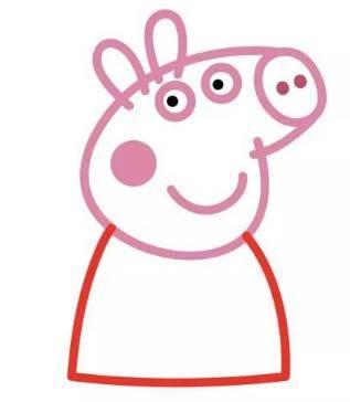 佩奇简笔画 佩奇简笔画画法