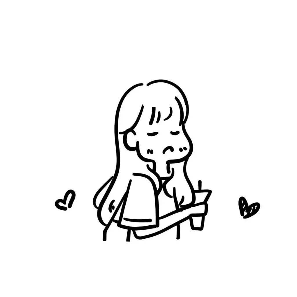 少女简笔画 少女简笔画简单又漂亮