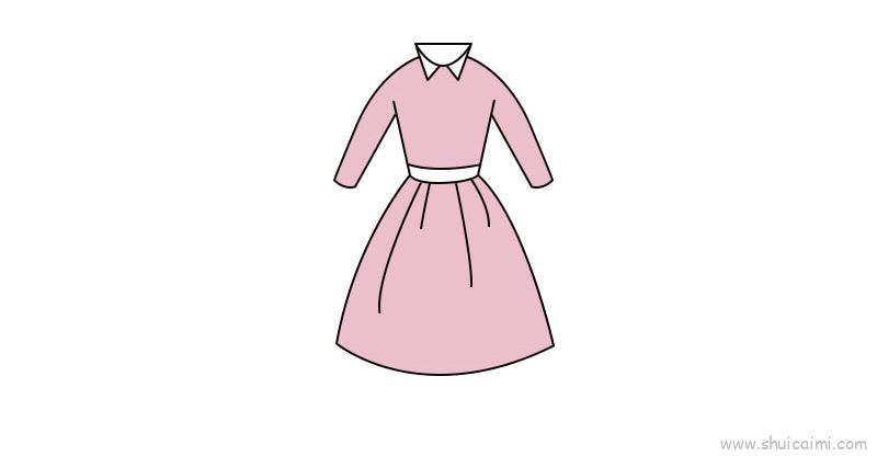 连衣裙儿童画怎么画 连衣裙简笔画画法