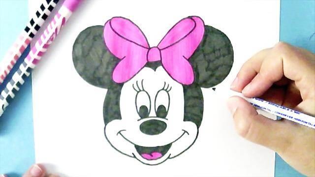 米妮简笔画 米妮简笔画图片