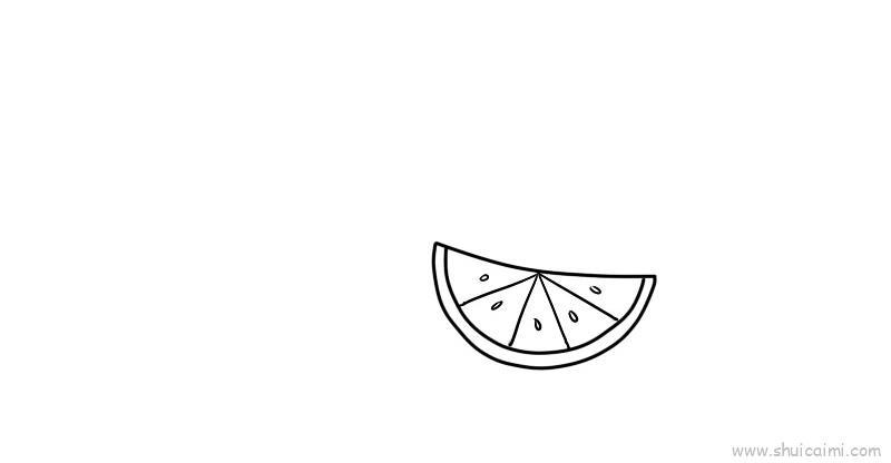橙子儿童画怎么画 橙子简笔画顺序