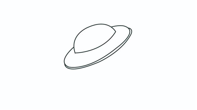 ufo的简笔画怎么画 ufo简笔画图片大全