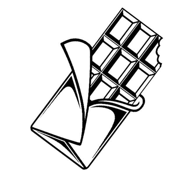 巧克力简笔画 巧克力简笔画超简单