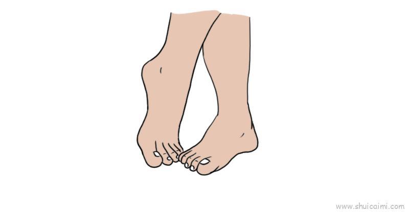 小脚丫儿童画怎么画 小脚丫简笔画简单又好看