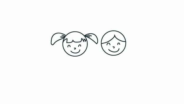 情侣小人简笔画怎么画 情侣小人简笔画顺序