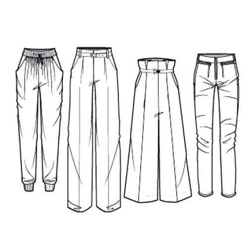 裤子简笔画 裤子简笔画图片大全