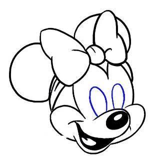 米妮简笔画 米妮简笔画图片