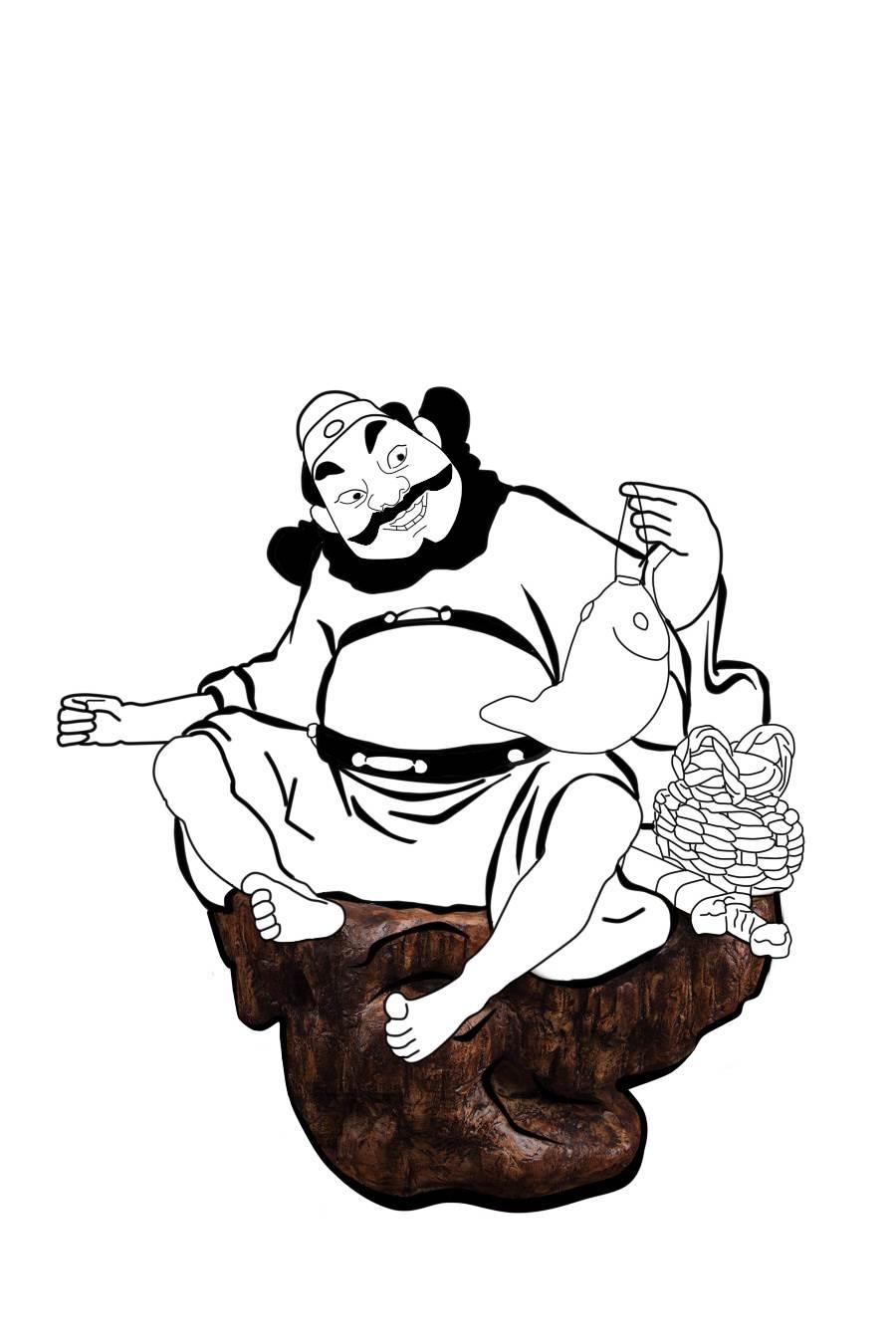 简单钟馗画法 简单钟馗画法图片