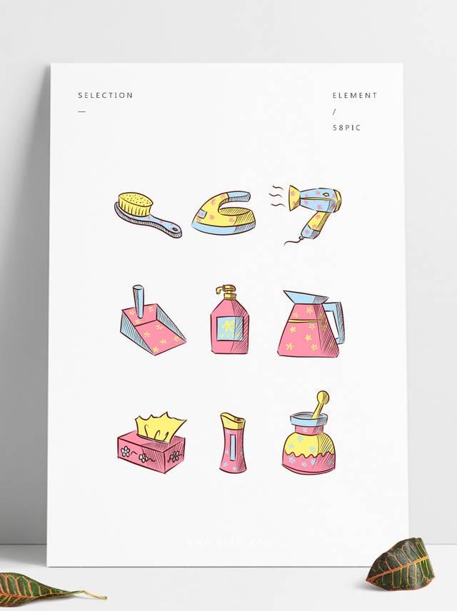 生活物品手绘简笔画 生活物品手绘简笔画图片大全