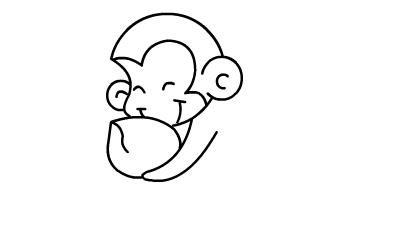 金丝猴简笔画图片大全（金丝猴儿童画图片大全）