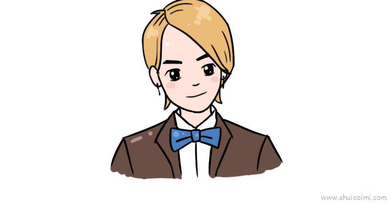 王一博儿童画怎么画 王一博简笔画画法