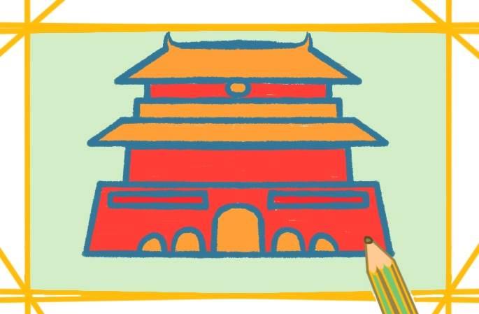 故宫简笔画 故宫简笔画简单又漂亮