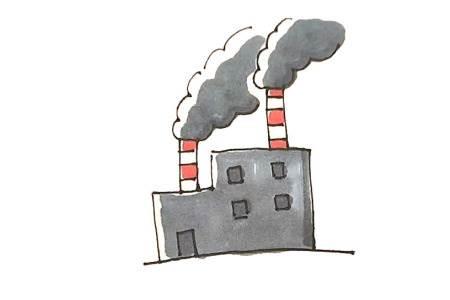 工厂简笔画 工厂简笔画图片大全