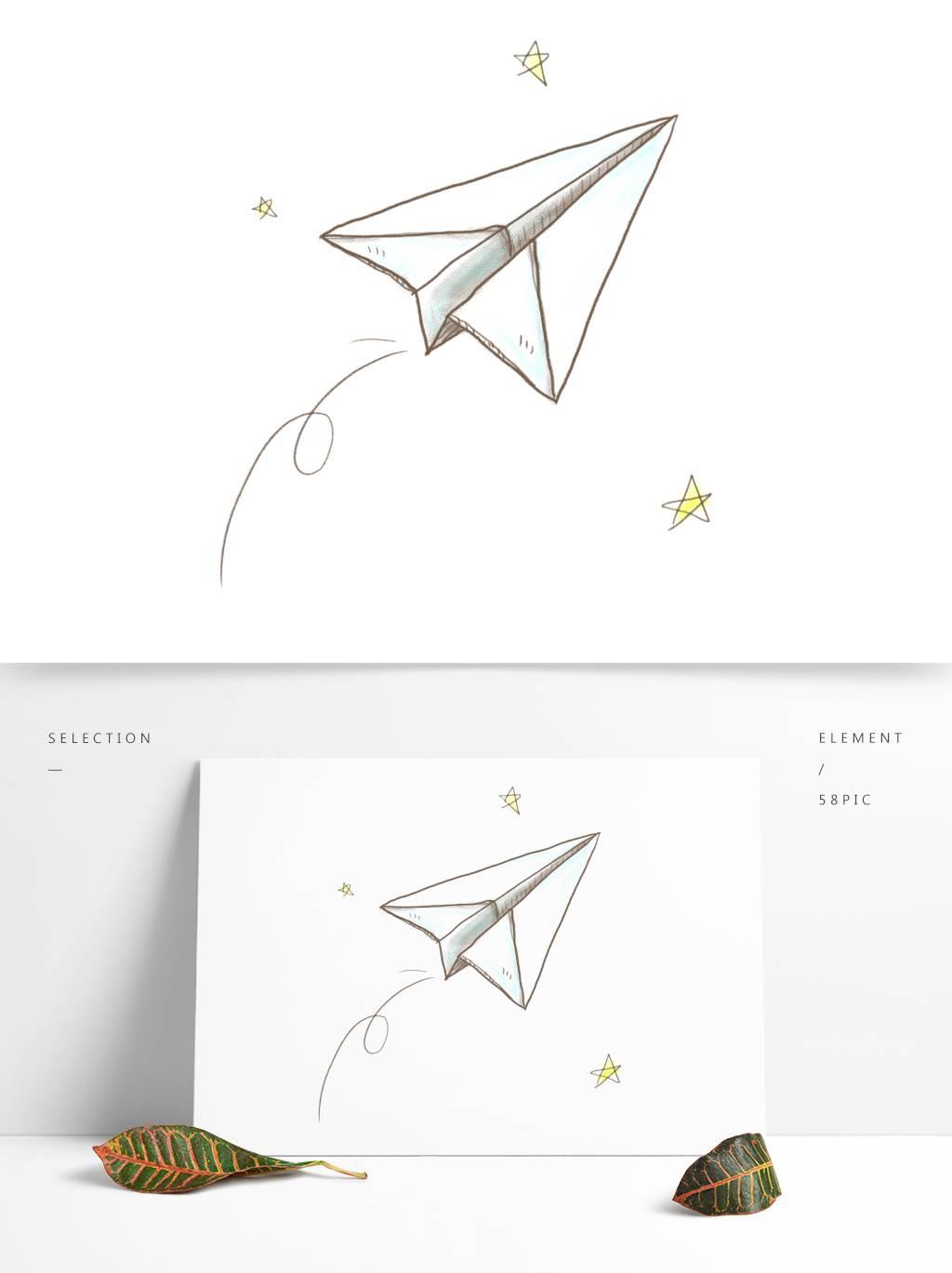 飞机怎么画简笔画 简单的飞机怎么画简笔画