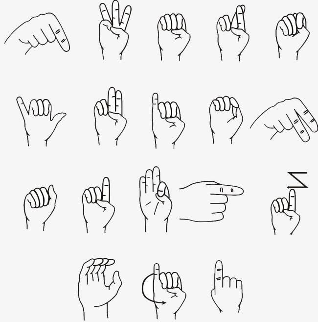 手的简笔画 手的简笔画图片幼儿