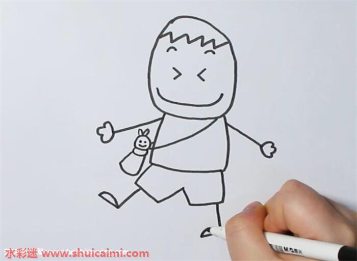 铁头怎么画 铁头简笔画漂亮