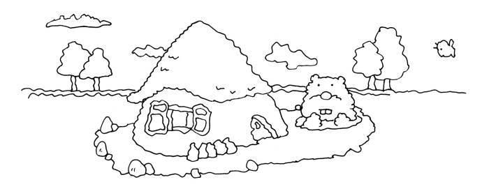 风景简笔画 风景简笔画山水画