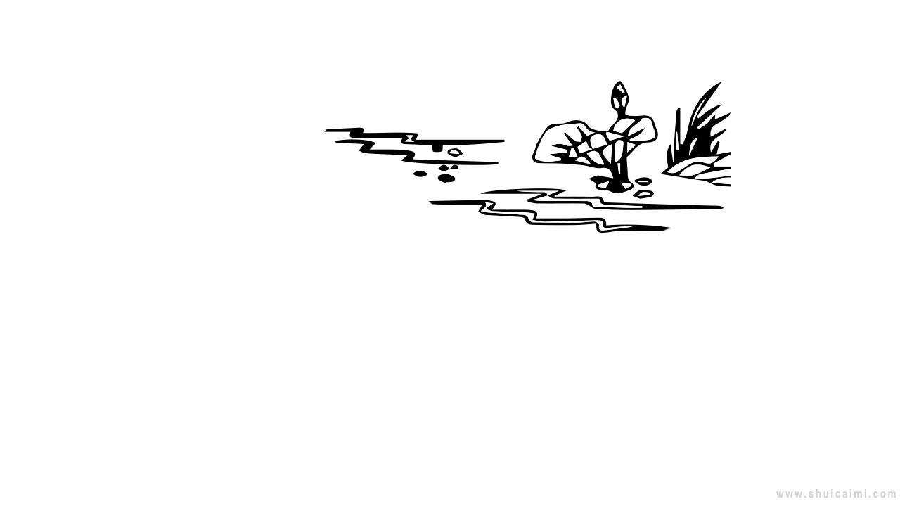 荷花池简笔画怎么画 荷花池简笔画好看