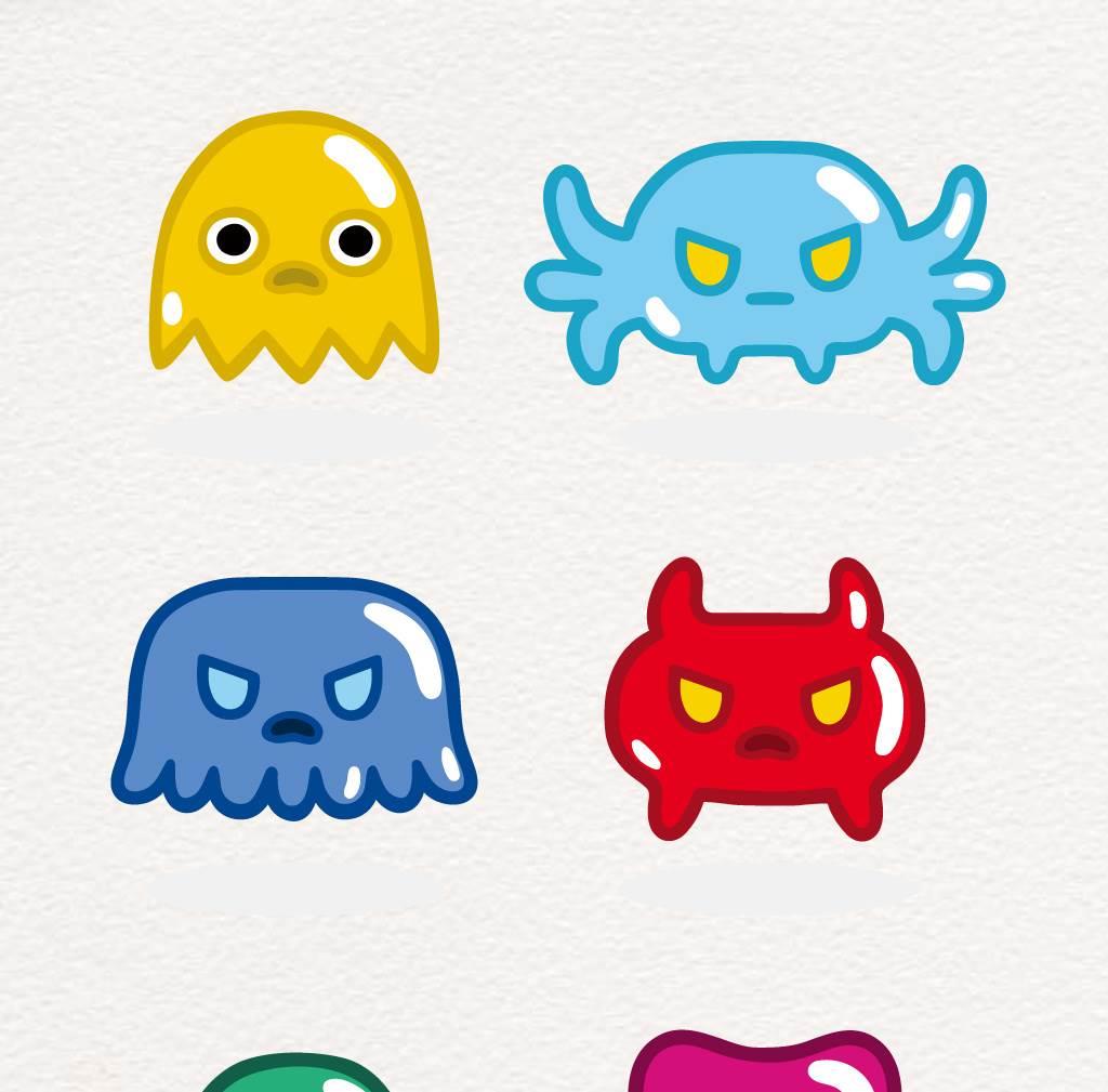 怪兽简笔画 怪兽简笔画图片大全