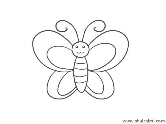 蝴蝶简笔画怎么画 蝴蝶简笔画顺序