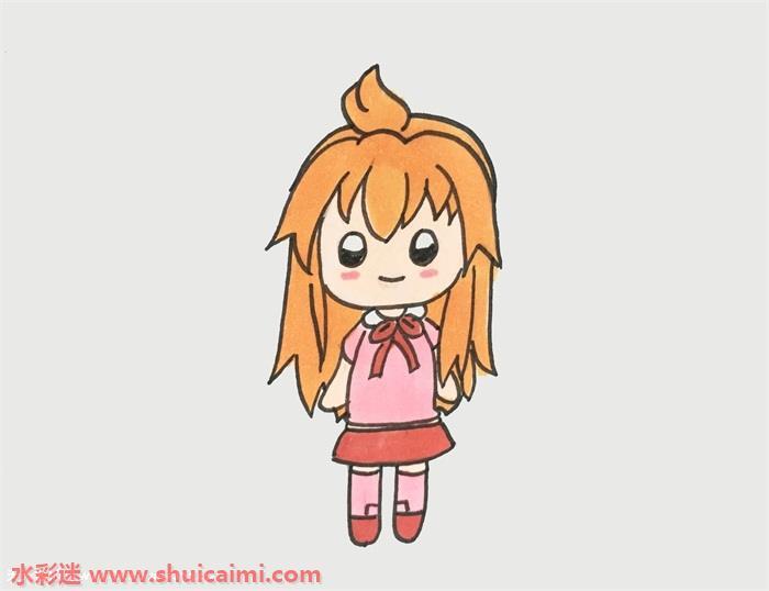 可爱卡通人物怎么画 卡通人物简笔画彩色