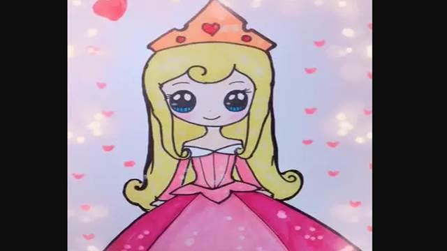 公主简笔画 公主简笔画图片大全