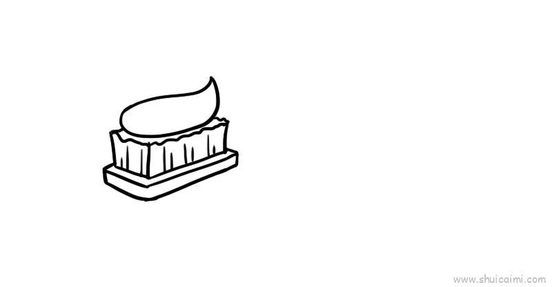 牙刷儿童画怎么画 牙刷简笔画简单又好看